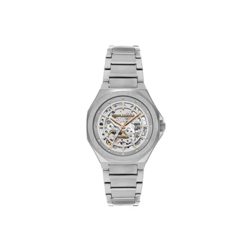 ARMANI EXCHANGE AE ARMANI Наручные часы Механический механизм Нержавеющая сталь Ремешок 36 мм Серебристый циферблат Женские часы