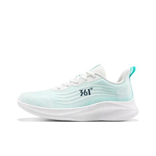 361° Slip Resistant And Breathable Low Top Sprint Беговые кроссовки Мужские Белый Зеленый