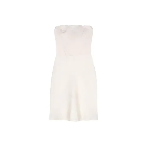 Patrizia Pepe SS24 Sleeveless Dress Women's Beige