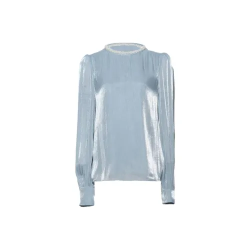 DPLAY Синий цвет морской соли Женские Рубашки