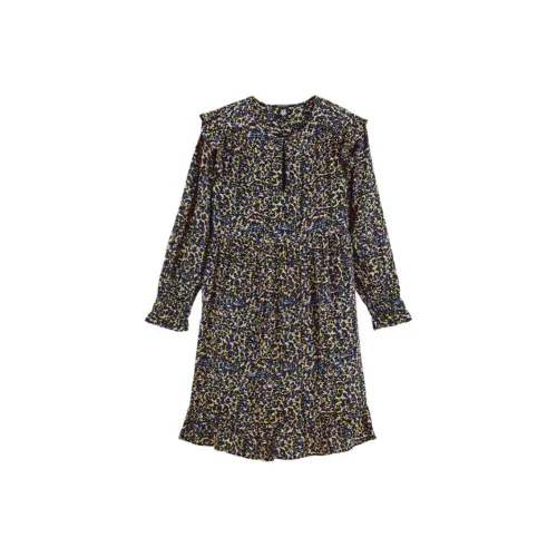 Scotch&Soda Print Женские Длинные Рукава Платья