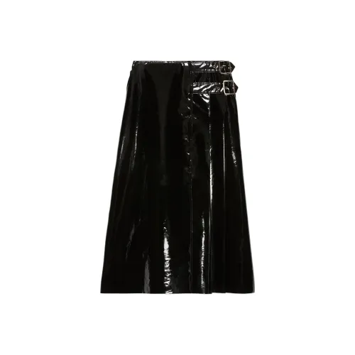 GUCCI Повседневный Длинный Юбка Женская Черная