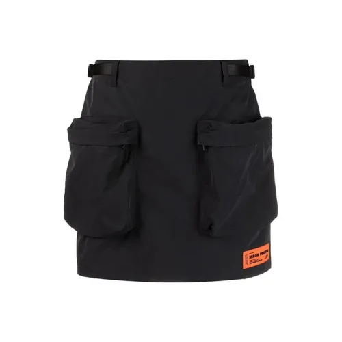 HERON PRESTON Черная Женская Повседневная Короткая Юбка
