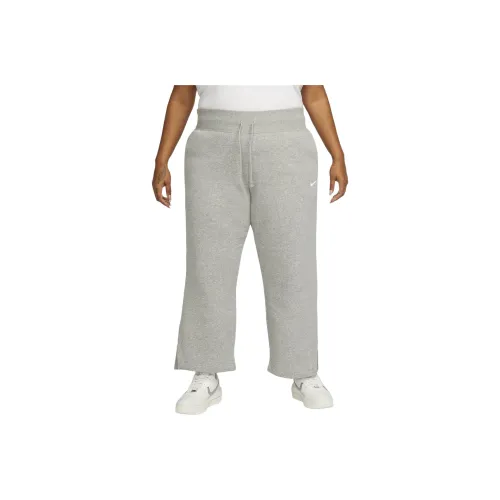Nike Sportswear Phoenix Fleece Вязаные Тренировочные Брюки Женские Темно-Серый
