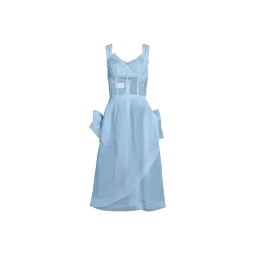 Maison Margiela Синие Женские Платья без рукавов