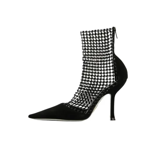 RENE CAOVILLA Galaxia Ботильоны 10,5 см Женские Черные