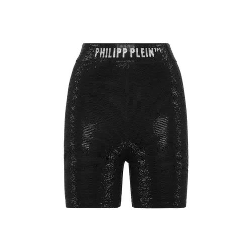 PHILIPP PLEIN Черные Женские Повседневные шорты