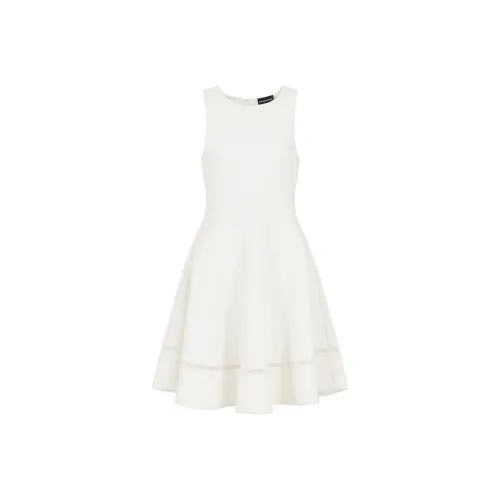 EMPORIO ARMANI Без рукавов Платье Женское Белое