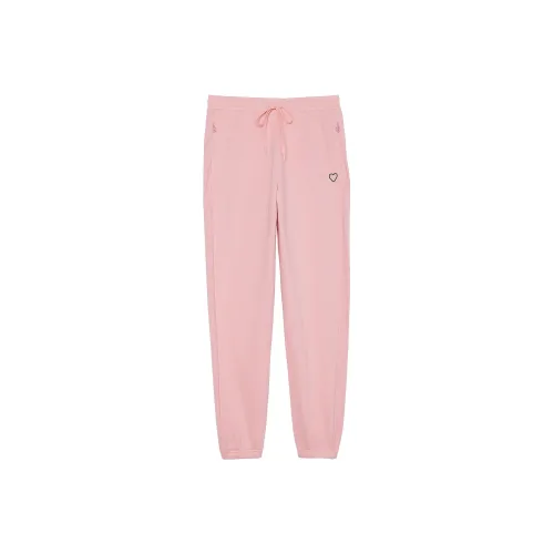Victoria's Secret Розовые/Розовые Женские Вязаные Спортивные Брюки