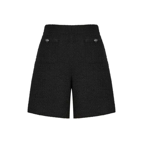 JZ. ANNAKRO Повседневные шорты Женские Без рисунка Черные