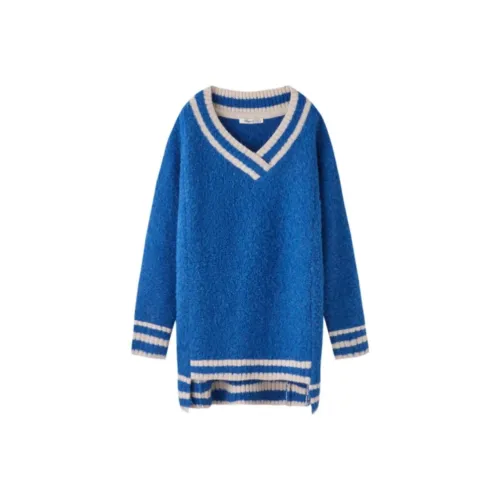 Сотрудничество MOUSSY Длинное платье с длинными рукавами Женское