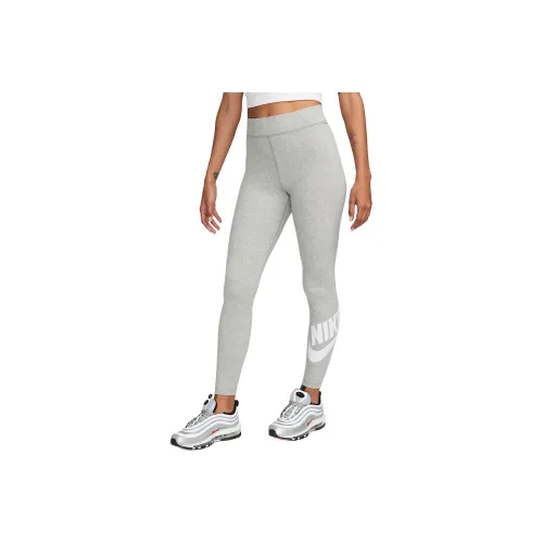 Nike Sportswear SS23 Leggings Женские Темно-серый Смешанный цвет Белый