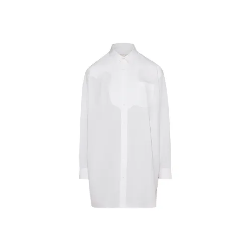 Maison Margiela SS24 Длинное платье с длинными рукавами женское зимний белый цвет