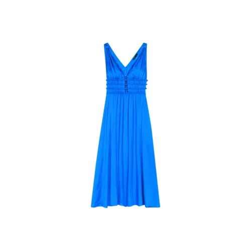 Maje Без рукавов Платье Женское Синее