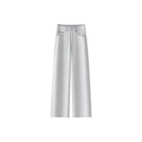 LUYOUYE Джинсы Женские Светло-фиолетовые