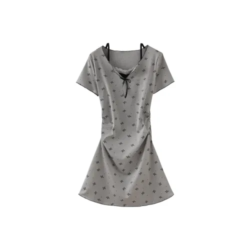 Miss Chipmunk Короткий рукав Платье Женское