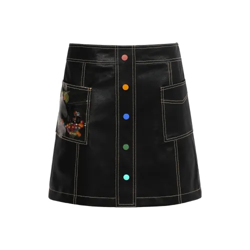 Valeria Obbaco Юбка Женская Черная