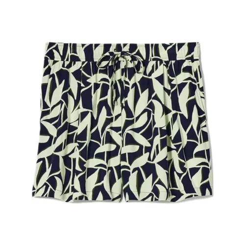 UNIQLO Princesse TAM Коллаборация SS25 Повседневные шорты Женские Морской синий