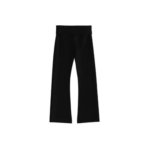 Victoria's Secret VS Хлопок Йога Foldover FLARE Леггинсы PB Леггинсы Женские Черный