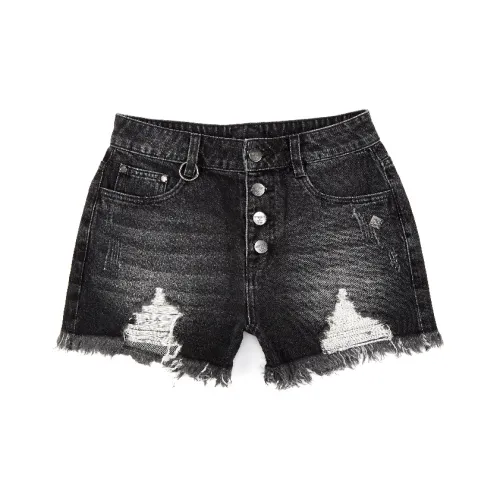 BOY LONDON Черные Женские Джинсовые Шорты