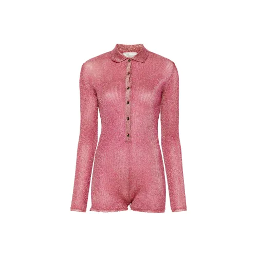 Blumarine SS24 Комбинезон Женский Темно-Розовый