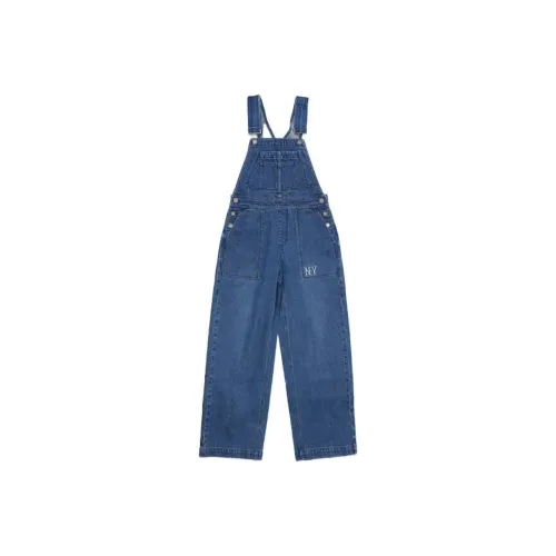 MLB New York Yankees Denim BASIC SMALL LOGO New York Yankees Denim Dungarees Комбинезоны Женские Синий
