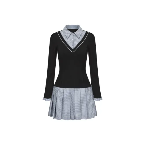 CHIWAWAMEME Длинное платье с длинными рукавами женское