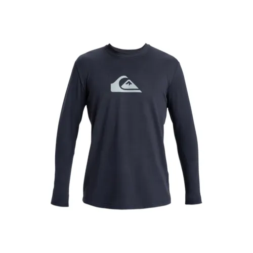 Quiksilver Повседневная Surf T-Shirt Мужская Темно-Синяя