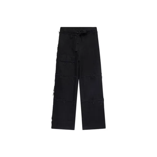 DRIES VAN NOTEN Черные Женские Джинсы
