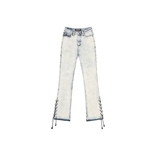 SMFK Крем Женские Джинсы