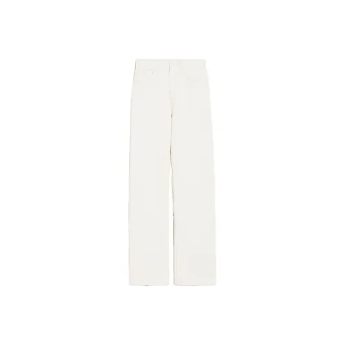 MaxMara Сливочный Женские Джинсы