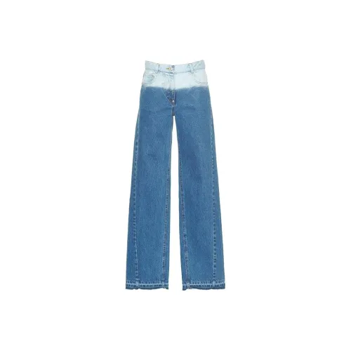 PushBUTTON Синие Градиентные Женские Джинсы