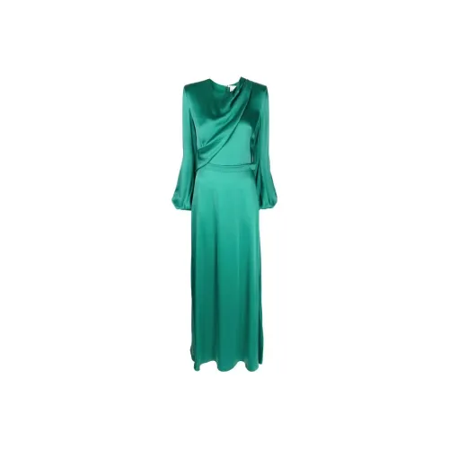 STELLA MCCARTNEY Изумрудно-зеленый Женские Длинные Платья с Рукавами