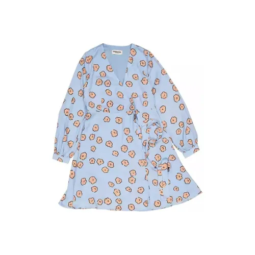Essentiel Antwerp Blue Женские Длинные Рукава Платья