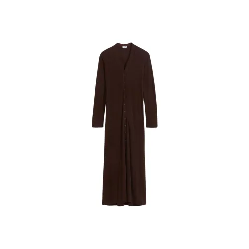 Filippa K Имбирный Коричневый Женские Длинные Платья с Рукавами