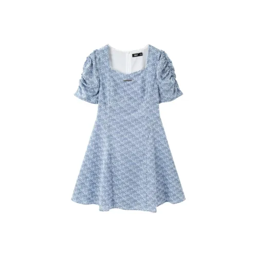 SEM/R Женские Платья с Коротким Рукавом