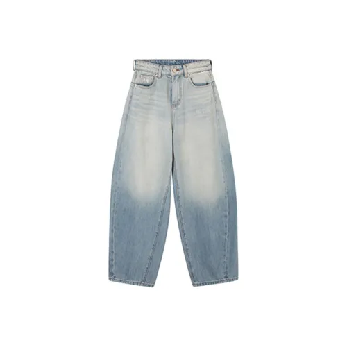 Kazakhstan Джинсы Женские Светло-Синие Штаны