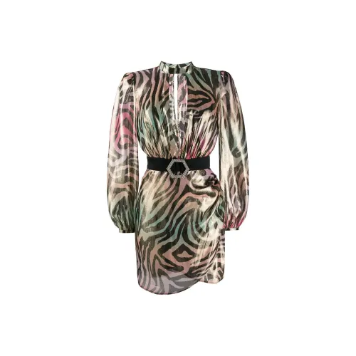 PHILIPP PLEIN Многоцветные Женские Длинные Платья с Рукавами