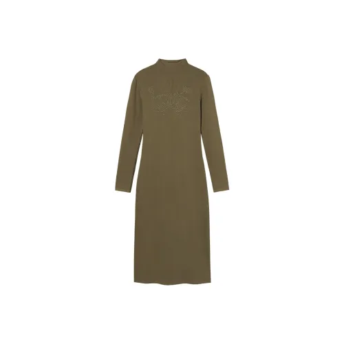 EPTISON WOMAN Длинное платье с длинными рукавами для женщин