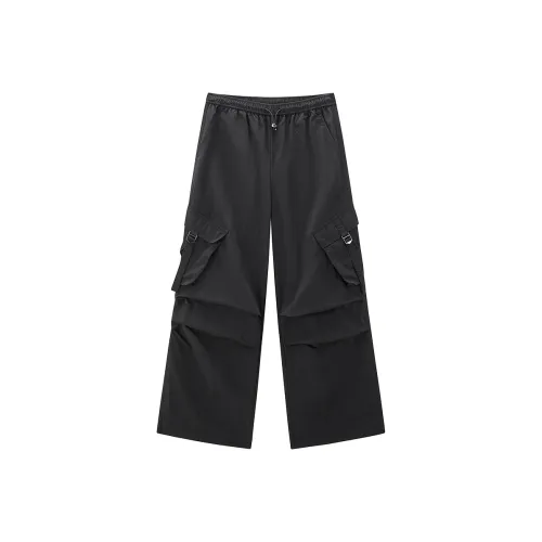 LEDIN Карго Брюки Женские Черные