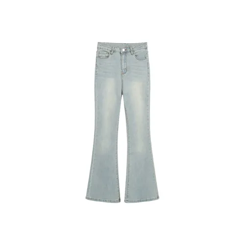 ABBY GODDESS Весна и Лето Джинсы Женские Светло-Синий