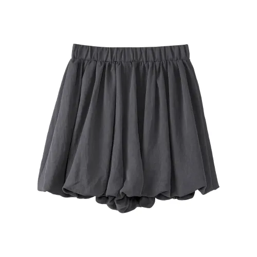 Fstudio Spring Korean Style Sweet Style ATMOSPHERE Design Casual Shorts Women's Dark Gray