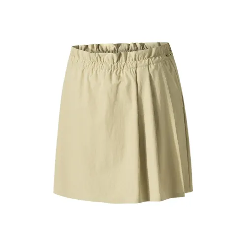 ANTA Повседневные шорты женские без рисунка хаки