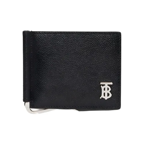 Burberry Кожа Кошелек Мужской Черный