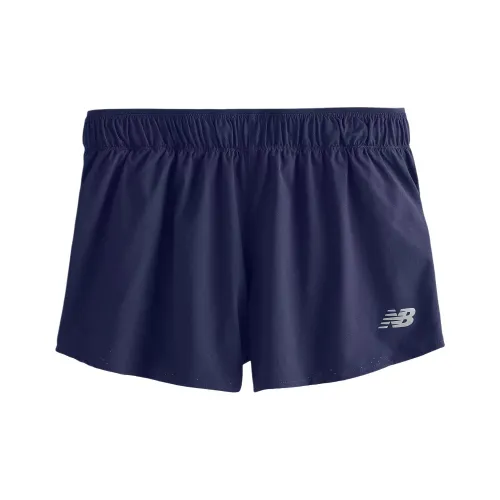New Balance Темно-синие Женские Повседневные Шорты