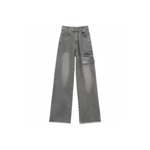 MIMOSA CHUR Джинсы Женские Синий Серый