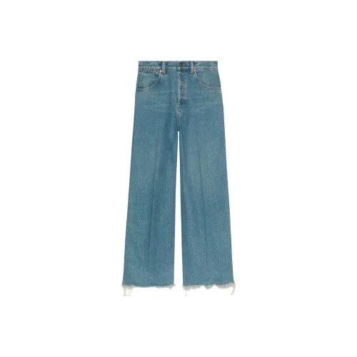 GUCCI Синие Женские Джинсы