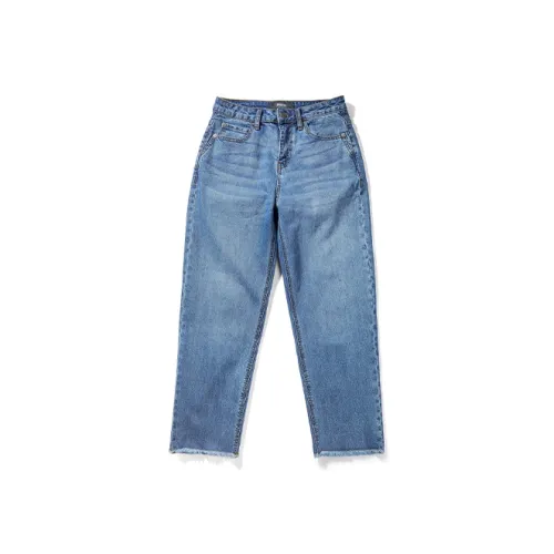 Prth Promethean Женские джинсы средне-голубого цвета