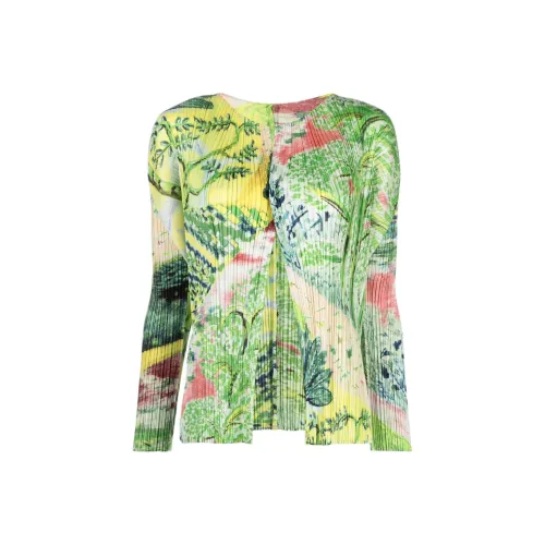 PLEATS PLEASE ISSEY MIYAKE Куртка Женская Зеленая