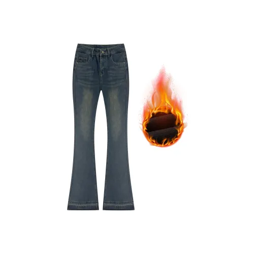 Мед Джинсы Женские Бетонно-серый